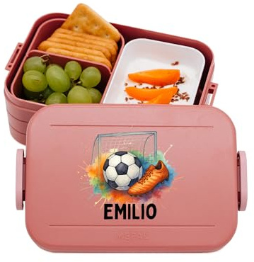 Bärenfreunde MEPAL Müslibecher to go Edelstahl mit Namen, Joghurtbecher | Isolierter Thermo Behälter zum Beschriften für Kinder oder Erwachsene, personalisierter Müsli Becher inklusive Löffel