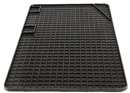 PETEX Gummimatten passend für T4 Bus / Transporter ab 1990-04/2003 hinten 71 x 43 cm Fußmatten schwarz 1-teilig