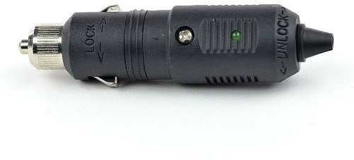 wellenshop Zigarettenanzünder 12 Volt Stecker KFZ LED