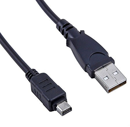 Olympus Evolt PEN EP1 EPL1 USB Cable, 5 m Extra larga USB cámara de la PC Cable de datos cable para Olympus EVOLT Pen E-P1 E-PL1 Cámaras