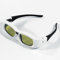 White Rechargeable Active Shutter Glasses for Panasonic 3D TVs