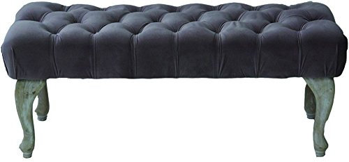 Beauty.Scouts Lights & Luxury Collection BAROCK Design POLSTERBANK Charlotte II | 100 cm, fliederfarben | nostalgische Sitzbank