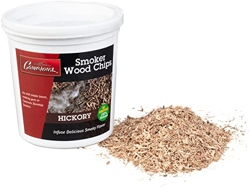 Camerons All Natural Extra Fine Hickory BBQ Holzspäne für Raucher (1 Pint, 0,473 l) - Ofengetrocknetes Holz Sägemehl Späne für Cocktail-Räucherpistolen, Herd-Räucherboxen, Grillgeschenke