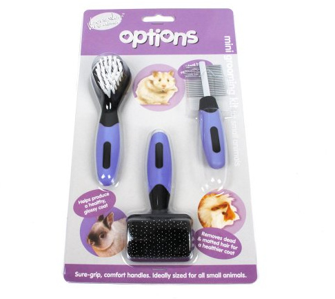 (Boredom Breakers) Options Mini Groomer Kit for Small Animals