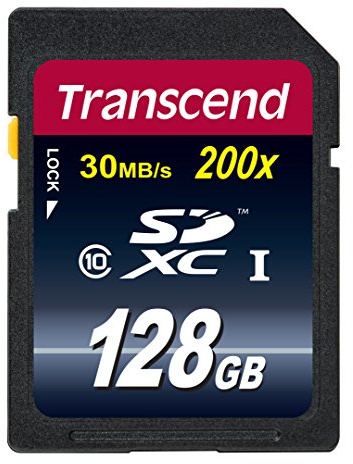 Transcend 128 GB Premium SDXC Memory Card, FFP