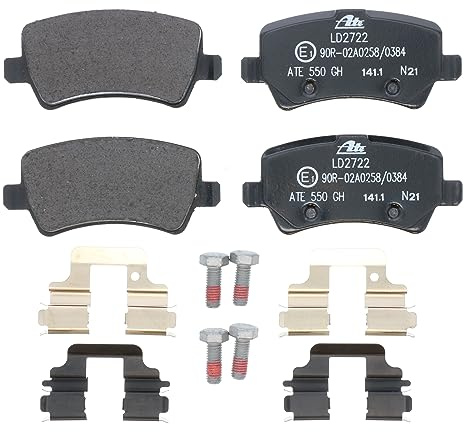 ATE 13.0470-2722.2 Bremsbelagsatz, Scheibenbremse | Kompatibel mit: FORD GALAXY II, GALAXY MK II VAN, S-MAX, S-MAX VAN, LAND ROVER FREELANDER 2, LAND FREELANDER 2 VAN