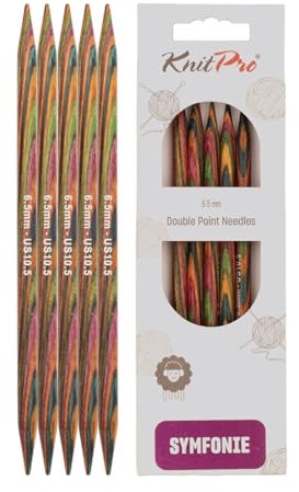 KnitPro Symfonie Double Pointed Needles 8 (20cm) | 6.50mm
