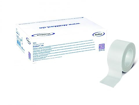 MaiMed Silk Rollenpflaster Heftpflaster 24 Rollen (1.25 cm c 9.1 m)