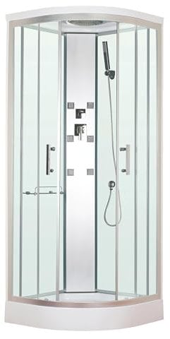 ONDEE - Cabina doccia idromassaggio MERIDA - Porta scorrevole - quadrante 80cm