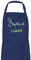 Wolimbo Kochschürze mit Namen - navy - Grillschürze Küchenschürze personalisiert mit verstellbarem Nackenband - Schürze selbst gestalten mit Motiv