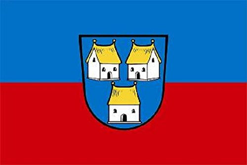 U24 Aufkleber Dorfen Flagge Fahne 18 x 12 cm Autoaufkleber Sticker