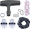 Poignée avec Corde pour STIHL TS410 TS420 Lanceur, AUMEL Poignée de Démarrage + Corde + Pompe Amorcage + Cliquet de Démarrage + Tuyau de Carburant Accessoire de Demarreur à Rappel
