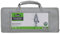 Dehner Housse de Protection pour Parasol déporté, env. 240 x 60 cm, Polyester, Gris
