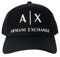 Armani Exchange Corporate Logo Hat, Berretto da Baseball,