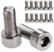 NA 10 Pcs Bike Water Bottle Cage Bolts Holder Screws,M5 Inner Rack Hexagon Stainless Steel Screws Fixed Gear Mountain Bike Accessories,M5*10MM Inner