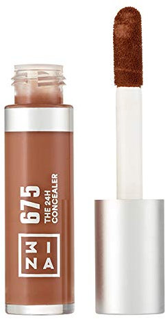 3INA MAKEUP - The 24H Concealer 675 - Dunkelbraun - Alle Hauttypen - Langanhaltend Formel - Flüssiger Concealer dunkle Augenringe Hautunreinheiten - Weicher Applikator - Vegan - Cruelty Free