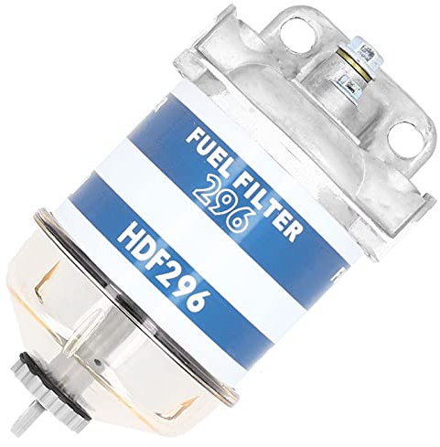 Fydun Gruppo Filtro Carburante 2656615、7111-296 Sostituzione in Lega di Alluminio Fit per Ferguson 133 135 140 145 165 168 175 178