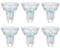 Amazon Basics Professioneller LED-Strahler GU10, 3,7 W (entspricht 35W), Warmweiß, Dimmbar (6 Stück)