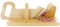 Trancheuse Guillotine à Saucisson en Bois avec Lame en Inox et Goupille de Sécurité - Charcuterie, Viande et Fromage jusqu'à 6 cm