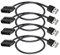 Gebildet 4pcs USB a 4Pin Molex PWM 5V USB Sleeve Fan Power Adapter Cable, USB a 4Pin Molex Case Fan Adapter Connector Cable (USB 4-Pin Molex Cable)