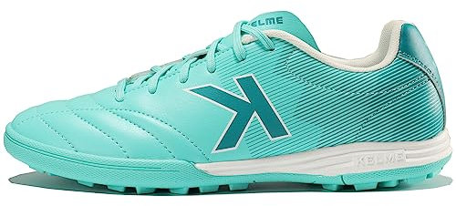 Football Boots Men's Breathable Turf Trainers Outdoor Cleats Athletics Sneakers Teens Professional Cushioning Soccer Shoes Non-Slip Green UK 9