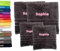 4er Pack Personalisiertes Handtuch und Badetuch Mit Namen - Schön Gesticktes Handbadetuch 100% Baumwolle 2X (50 x 100 cm) + 2X (140 x 70 cm) - Custom Towel (Graphit)