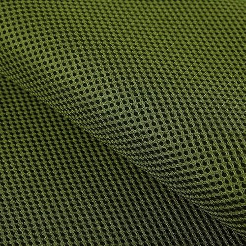 1MX1.6M Breathable Sandwich Mesh Three Layer 3D Cloth Sandwich Mesh Fabric Elastic Mesh Cloth Air Bed Fabric Sofa Raw Material (Dark Green)