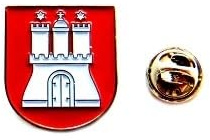 Pin Hamburg Wappen | Hamburg Pin Wappen Hamburg Ansteck-Pin Wappen