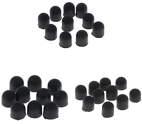 Lot de 30 embouts de rechange pour stylet capacitif (5,8 mm, 7,0 mm, 8 mm) – Pointes de stylet en silicone pour une interaction précise de l'écran tactile