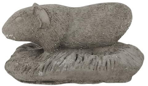 Generisch Deko Figur Steinguss Beton Meerschweinchen Gartendeko Skulptur Statue 3