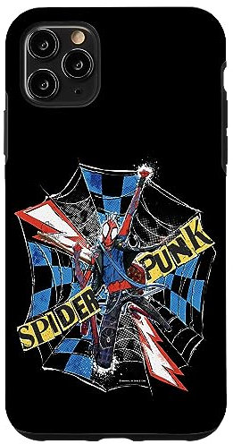 Marvel Spider-Man: Across the Spider-Verse Spider-Punk Web Case for iPhone 11 Pro Max