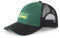 PUMA Herren Cap - Porsche Legacy Trucker Cap, Polyester, Logo, einfarbig, One Size Grün/Schwarz