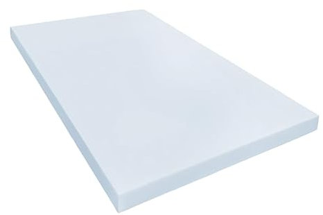 HOGAR24 ES - Plancha de Espuma Poliuretano Multiusos - Medida: 100 x 200 x 1 cm de Grosor - Dureza Media - Densidad 25 KG/m3