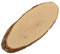 HOFMEISTER® Rindenbrett, unbehandelte Holzscheibe (Oval, ca. 42,5 cm)