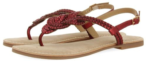 GIOSEPPO Damen Zupanja Flache Sandale, Burgunderrot, 40 EU