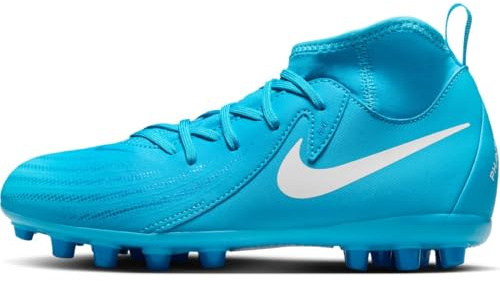 Nike JR Phantom Luna II Academy AG Sneaker, Blue Fury/White, 35 EU