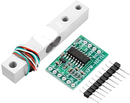 Binghe HX711 AD Verstärkermodul + 10KG Gewichtssensor HX711 Wägezelle Bausatz Hochpräzisions Wägezellenmodul Kompatibel mit Arduino/tragbare elektronische Küchenwaagen