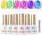 BORN PRETTY 6 Colors Jelly Neon Cat Magnetic Eye Gel Polish with Magnet, Soak-Off U V/LED Iridescent Colorful Elves Gel Set for Nail Art Salon DIY Home
