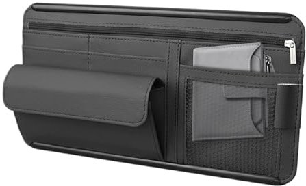 Car Visor Organizer - Visor Organizer | Car Organiser | Vehicle Visor Storage Pouch | Multi-Pocket Visor Organizer Storage Pouch For Car | Multifunctional Auto Interior Storage Accessories