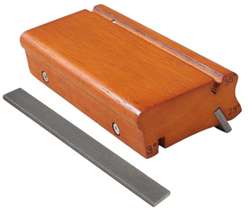 Biselador de trastes Biseladora y chaflanadora luthier con ángulo 3/23/35° | Herramienta De Precisión Para Alisado De Trastes Para Guitarras Violines Mandolinas e instrumentos cordófonos