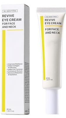 Revive Augencreme – feuchtigkeitsspendende und pflegende Anti-Aging-Creme. Strafft und hellt die Haut auf, reduziert Fältchen, feine Linien und Augenringe. Ideal für die tägliche Anwendung am Abend un