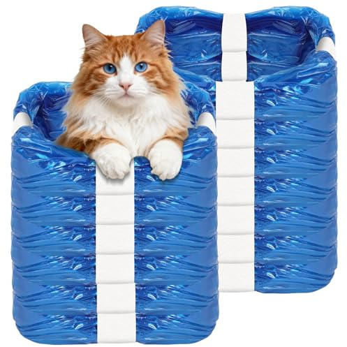 NUTKIT 12PCS Sac a Litiere pour Chat, Recharge Poubelle à Couche Anti Odeur
