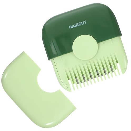 SOESFOUFU Tragbarer Manueller Haartrimmer mit Spliss für Damen Kompakter Haarschneidekamm aus Kunststoff und Edelstahl Spliss Trimmer für Präzises Haarstyling