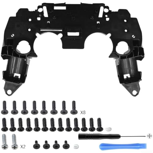 ABS-Innenhalterung für PS5-Controller, Reparaturteil, Ersatzgriffhalterung, strukturelle Unterstützung für Dualsense Shell Restaurierung, 16 x 6 x 10 cm (mit Schrauben)
