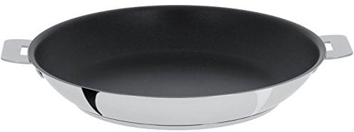 Cristel - P28QE - Poêle inox 28cm sans poignée amovible- Anti-adhérent Exceliss+ Collection Mutine