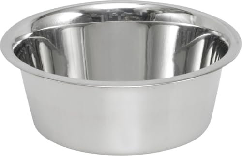 Nobby Mangeoire en Acier Inoxydable, Ø 25 cm 2,50 ltr.