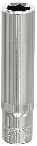 Sealey Sp1408D Walldrive Socket 8Mm Deep 1/4Sq Drive Fully Polished