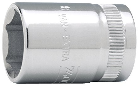 Bahco 7400SM-21 Steckschlüssel-Einsatz 3/8 6Kant SW 21mm