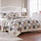 Greenland Home Oxford Quilt Set, King, Multicolor