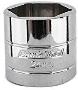 Park Tool Flat Socket Tool 3/8-Inch/24 mm, Blue